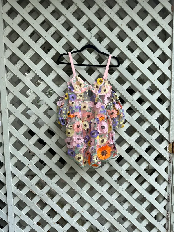 For Love & Lemons Prato Mini Dress - Image 8