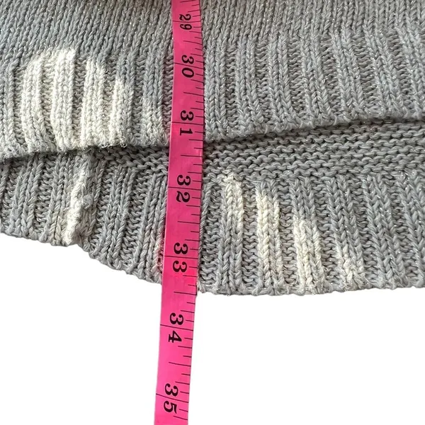 Soft Surroundings Metallic Linen Blend Cowl Neck Sleeveless Tunic Dress L NWT - Image 7