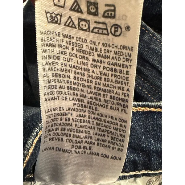 Levis 505 Straight Leg Jeans Womens 8 L Dark Wash Denim Stretch New NWT - Image 12