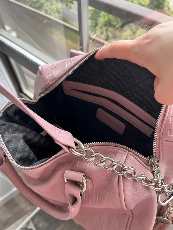 Steve Madden Shoulder Bag Pink Mauve - Image 6