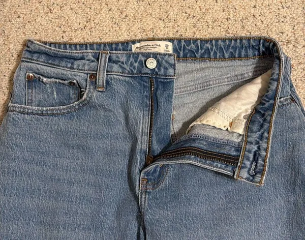 Abercrombie & Fitch A&F Jeans 29 8 Regular Vintage Straight High Rise - Image 2