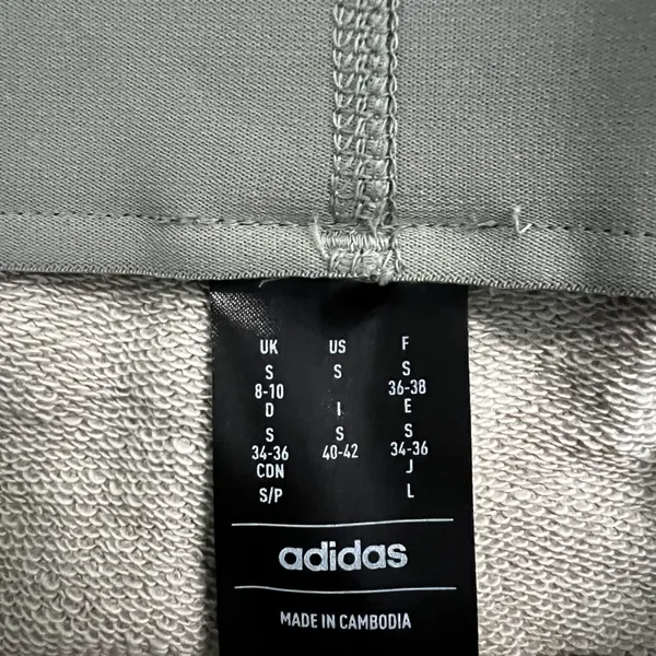 Adidas Camo Cargo French Terry Shorts Grey Black Camouflage Utility Size S - Image 4