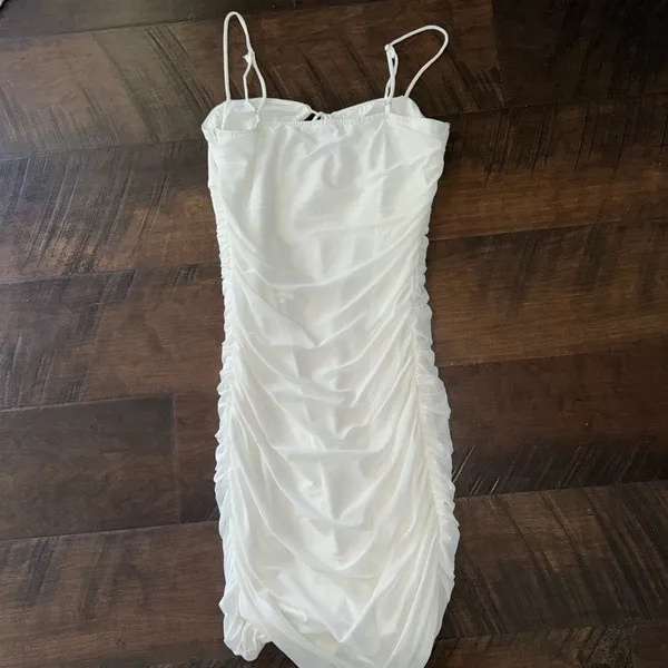 White Princess Polly Mini Dress - Image 10