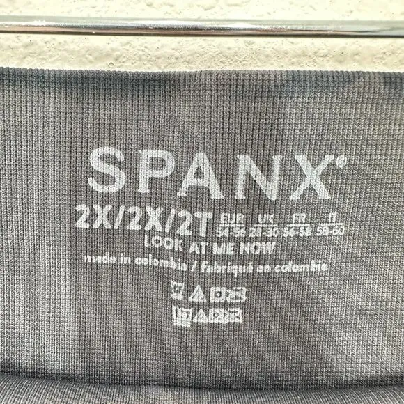 Spanx Plus Size Ecocare Seamless Leggings Black Camo Casual Travel‎ Comfort NWT - Image 3