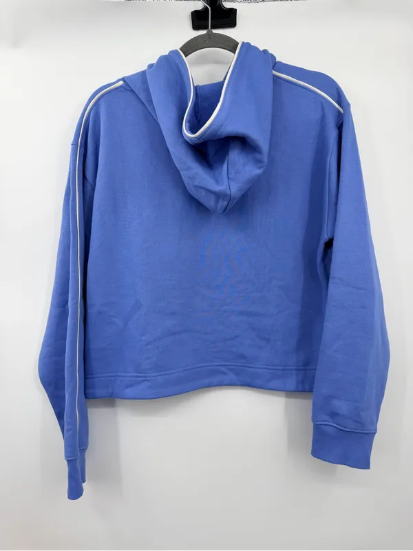 Cotopaxi Do Good Crop Hoodie Womens Large Lupine Blue Organic Sweatshirt - Image 4