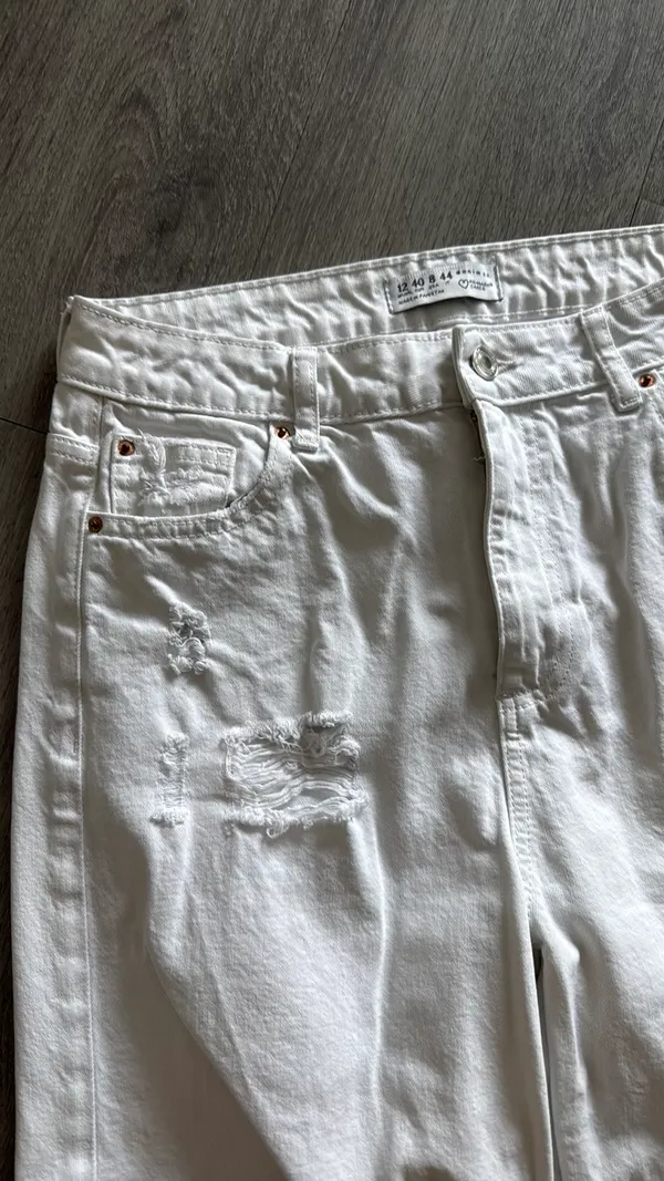 Primark White Jeans High-Waisted - Image 3