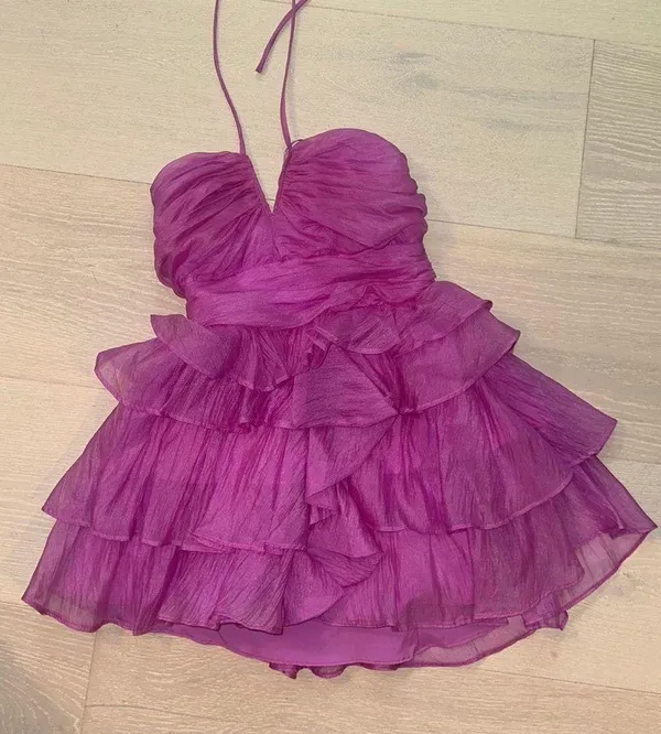 DO+BE Purple Mini Dress - Image 2