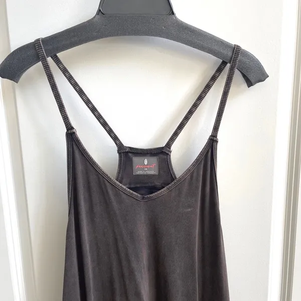 Free People FP Movement Hot Shot Onesie‎ Womens XS Washed Black Relaxed Jumpsuit - Image 4
