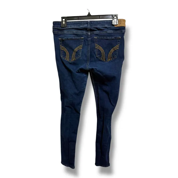 Hollister Womens Skinny Jeans Dark‎ Wash Stretch Denim 9S W29 L29 - Image 3