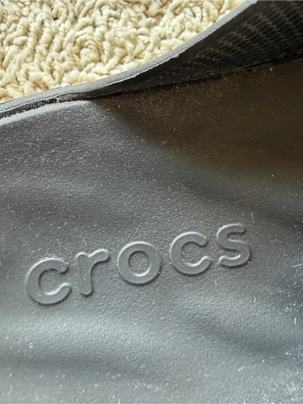 Crocs Getaway Platform Flip Flops Women’s 11 Black Chunky Y2K Sandals - Image 7