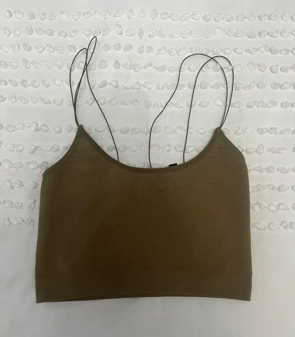 Urban Outfitters Olive Green Tank Top - Image 2