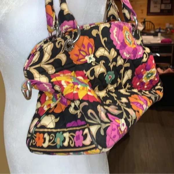 Vera Bradley‎ Floral Shoulder Bag - Image 11