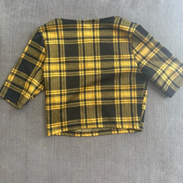 Adara Plaid Clueless inspired set Yellow Size M - Image 7
