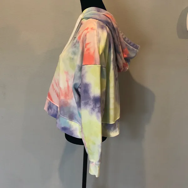 Nike Dri-FIT Get Fit Women's Tie-dye Pullover Training Hoodie, M - Image 3