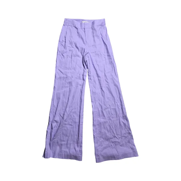Alice + Olivia Dylan High Waist Purple Pants Size: 8 - Image 2