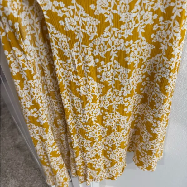 Hello Molly Signature Signed Copy midi Skirt Mustard - Image 5