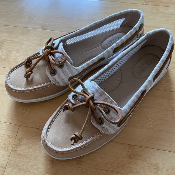 Sperry Top-Sliders Boat Shoes Tan - Image 6