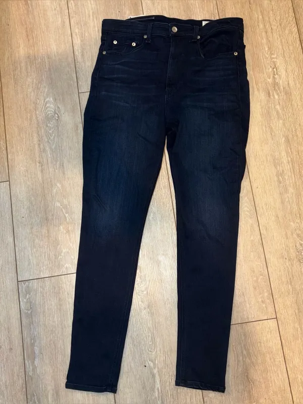 NWT rag & bone Nina straight high dark rise jeans 34 - Image 4