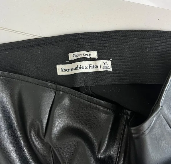 Abercrombie Vegan Leather Pants - Image 3