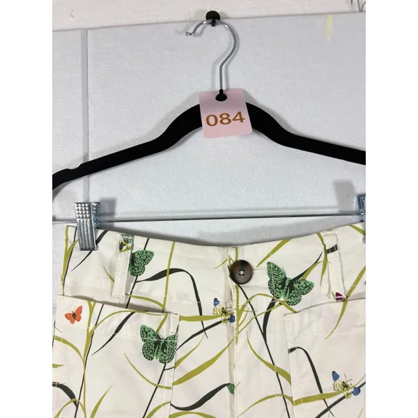 Anthropologie Maeve The Colette Butterfly Print Wide Leg Cropped Pants 25P - Image 8