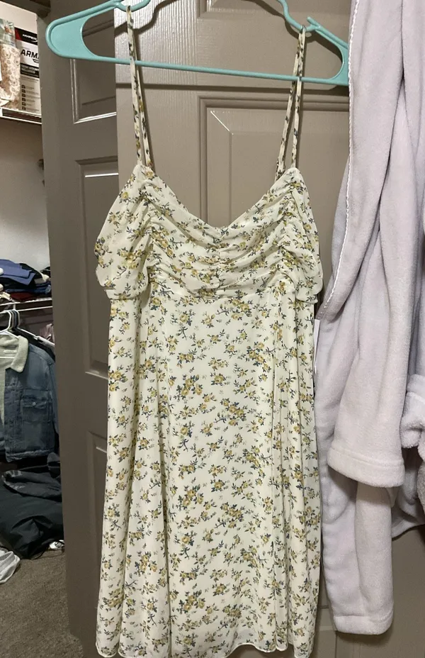 Floral dress White Size L - Image 2