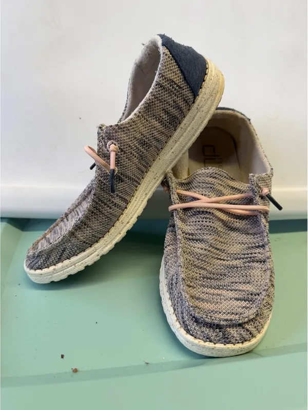 Hey Dude Wendy Sox Light Pink Casual Shoes Size US 9 / EU 40 - Image 3