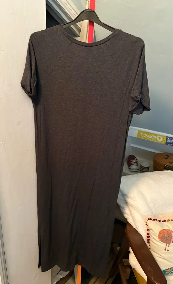 Loft T-Shirt Dress Grey - Image 4