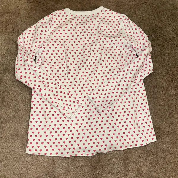 Roller Rabbit Preppy Pink Hearts m Cotton Pants and Henley Pajamas Set XS - Image 6