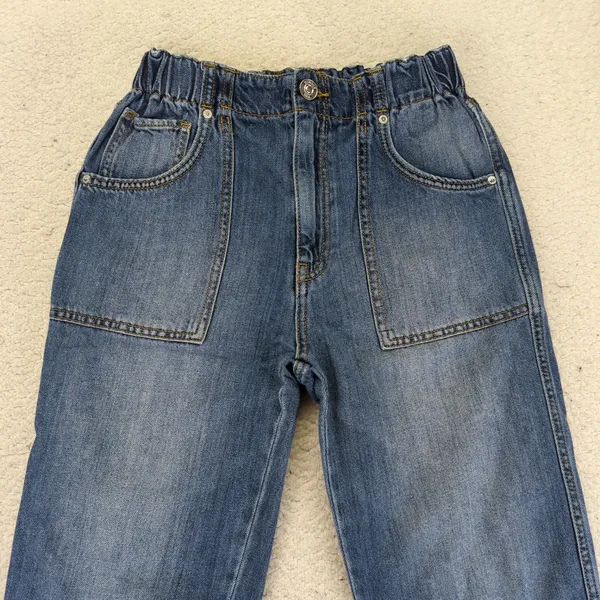 Hudson Jeans Remi Straight Leg High Waisted Elastic Waist Denim Pants Size 26‎ - Image 6