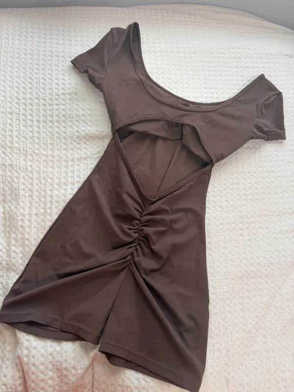 Amazon Brown Athletic Romper - Image 4