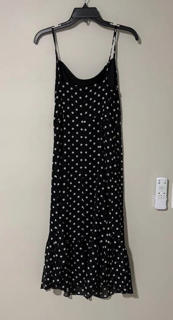 Petal & Pup Francesca Midi Dress Size L Black Polka Dot - Image 7