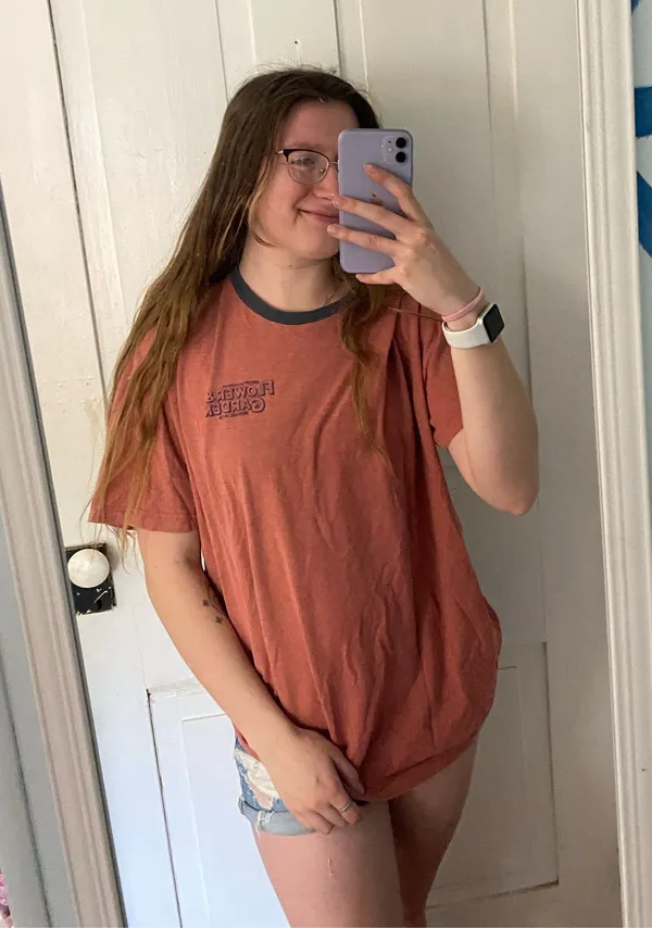 disney flower garden orange Tshirt  - Image 2