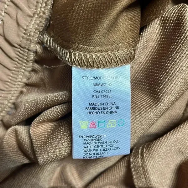 Hedge neutral cargo joggers‎ medium pants unisex windbreaker material drawstring - Image 16