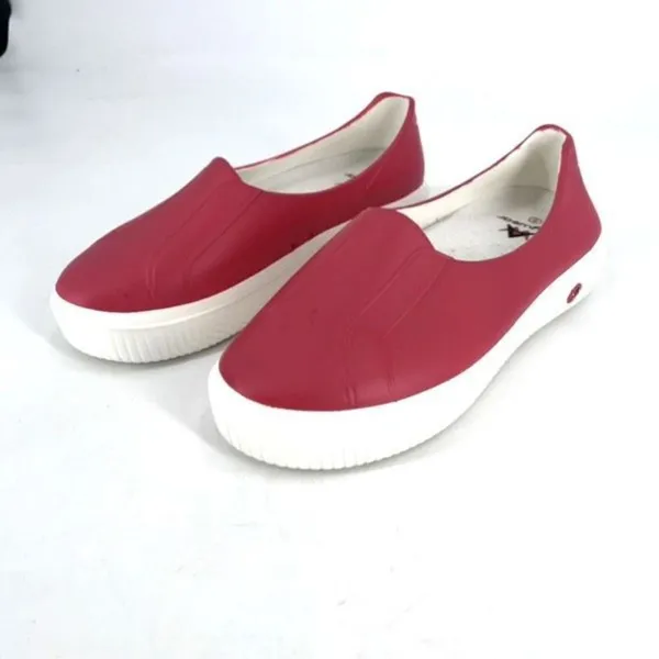 Anywear Women's Rise Slip-On Health Care Professional‎ Shoes Red White Size 9 - Image 3