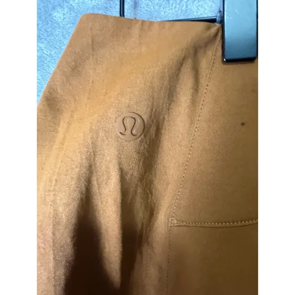 Lululemon Cotton Blend Twill Trouser *7/8 Length Copper Brown‎ Size 29 - Image 5