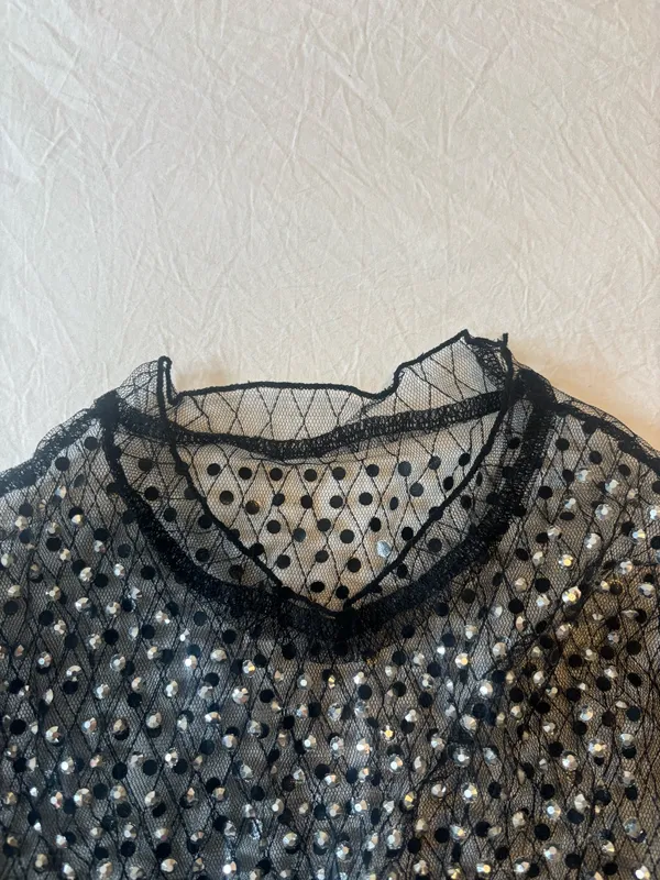 SheIn Mesh bodysuit with Studs - Image 6