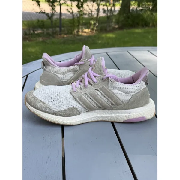 Adidas Ultraboost 1.0 Off White Lilac Women Size 8 Sneakers ID9665 Running Shoes - Image 7