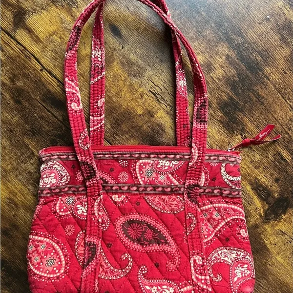 Vera Bradley Mesa Red medium shoulder tote bag - Image 10