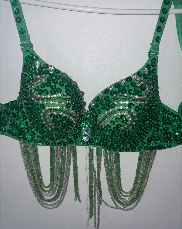 Britney Spears custom Halloween costume Green Size M - Image 2