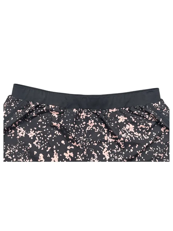 Under Armour HeatGear Dark Gray Pink Running Shorts LG - Image 4