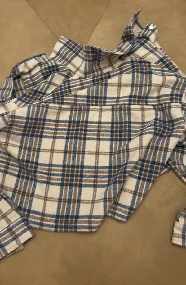 Altar'd State Plaid Flannel Button Shirt - Image 2
