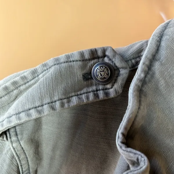 Free People Not Your Brothers Surplus Olive Green Jacket Size Medium - Image 12