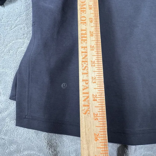 Lululemon Softstreme Funnel-Neck Long Line Pullover Top Gray Women L XL Smooth - Image 7