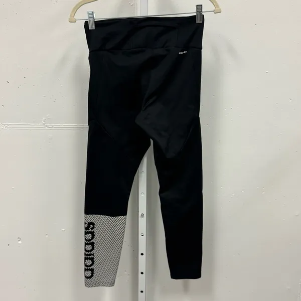 Adidas Women’s Desire 2 Move Training Tights Leggings‎ Cropped Black White Small - Image 2