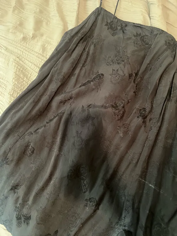 Motel Black Slip Dress - Image 5