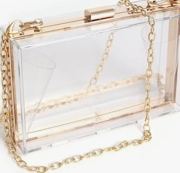 Clear Acrylic Purse - Image 3