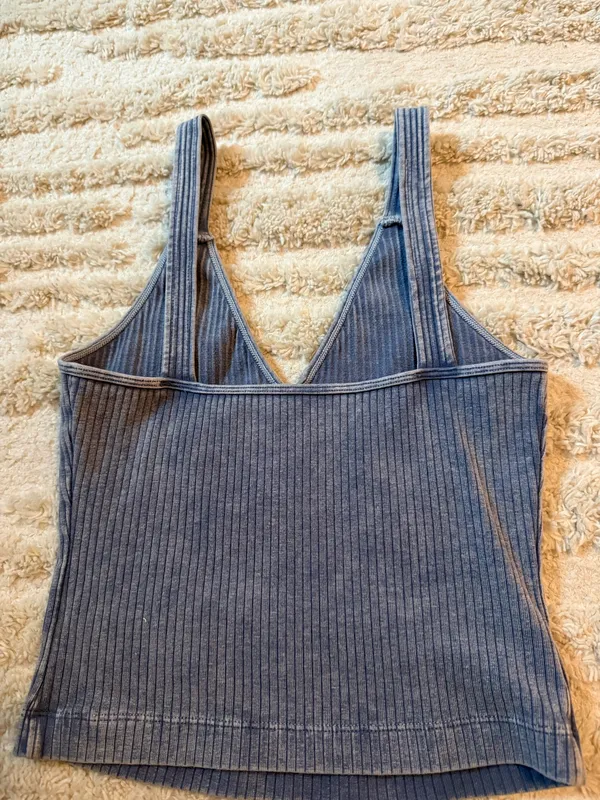 BOUTIQUE RIBBED TANK TOP - Image 2