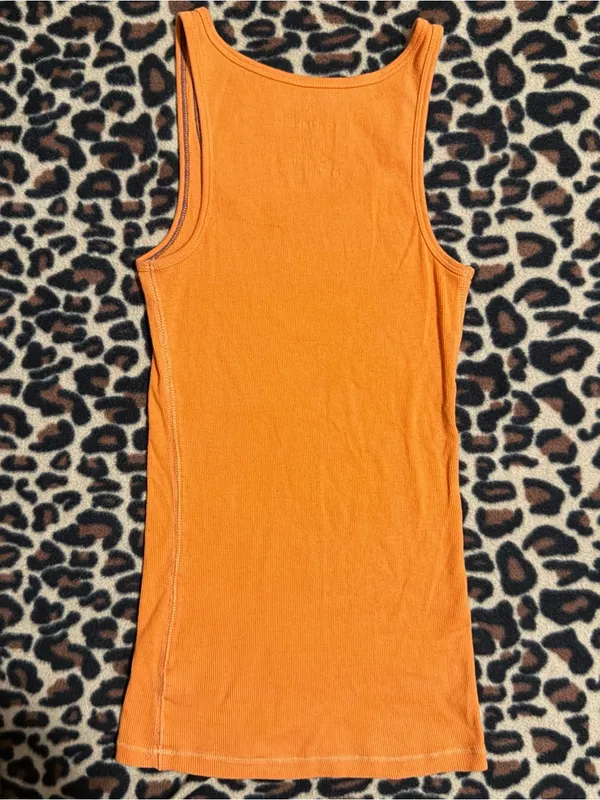 2000s vintage style burnt orange 2012 aéropostale tank top - Image 3