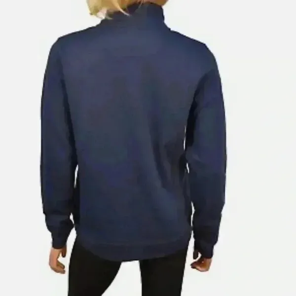 Vineyard Vines Women’s Quarter Zip Pullover Blue with Whale Patch M - Image 2