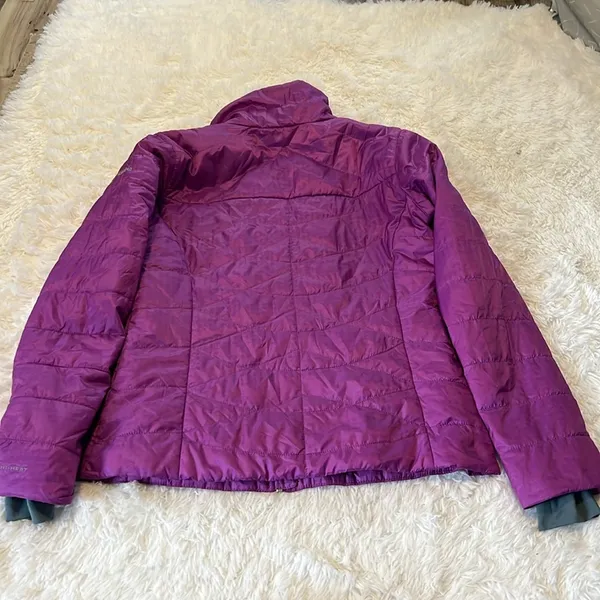 Columbia Omni Heat Coat Color Purple Size L EUC - Image 10
